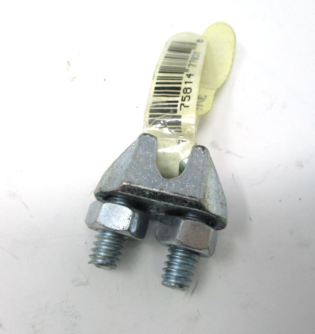 Dynaline 77031 Wire Rope Clip, 3/16 in Cable NEW! SET 5pcs