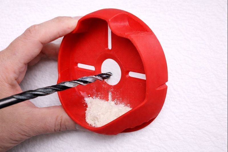 Drill Dust Collector Attachment – Handmade Wall Drilling Dust Catcher