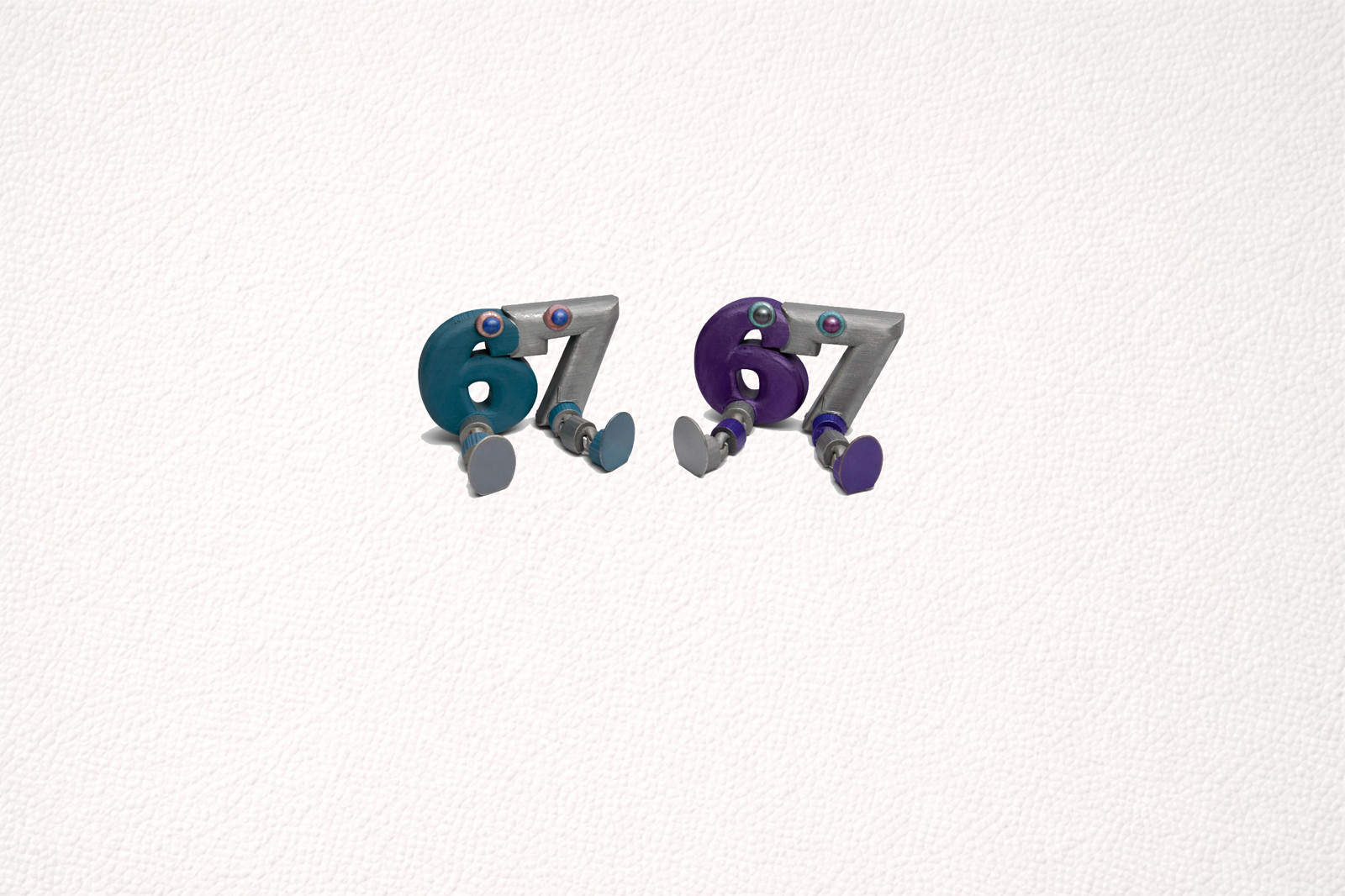 Adorable 3D Printed 67 Figure Fun Desk Decor