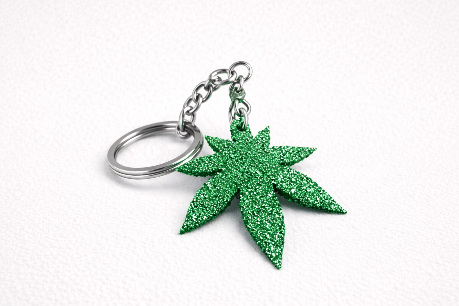 Handmade Custom Rasta Keychain – 3D Printed, Personalised Colour, Made to Order UK