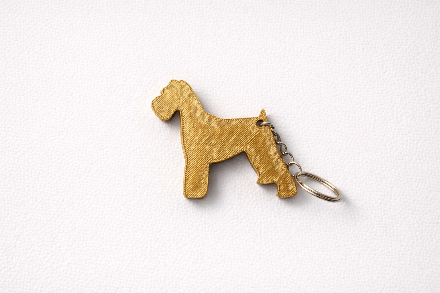 Schnauzer Keychain – Custom 3D Printed Handmade Dog Keyring