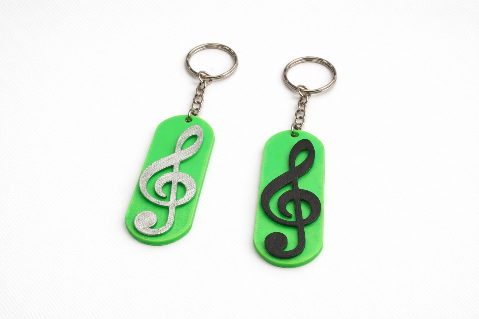 Treble Clef Keychain – Custom 3D Printed & Handmade