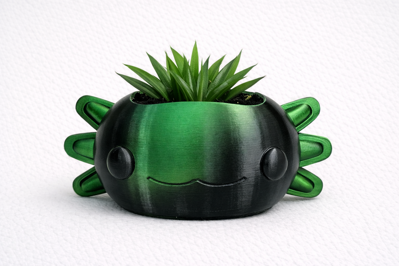 Axolotl Planter – Handmade 3D Printed Plant Pot