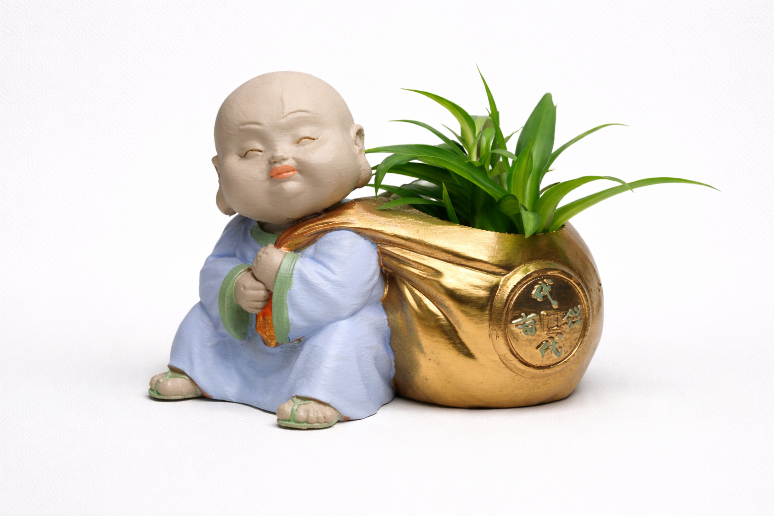 Buddha Planter Ornament – 3D Printed Decorative Plant Holder