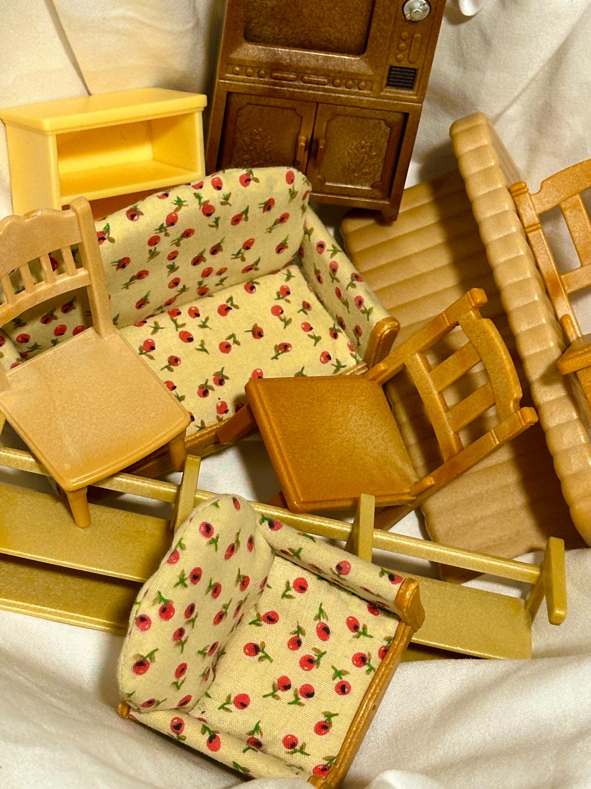Vintage calico critters furniture – 1990s sylvanian families accessories - you choose!