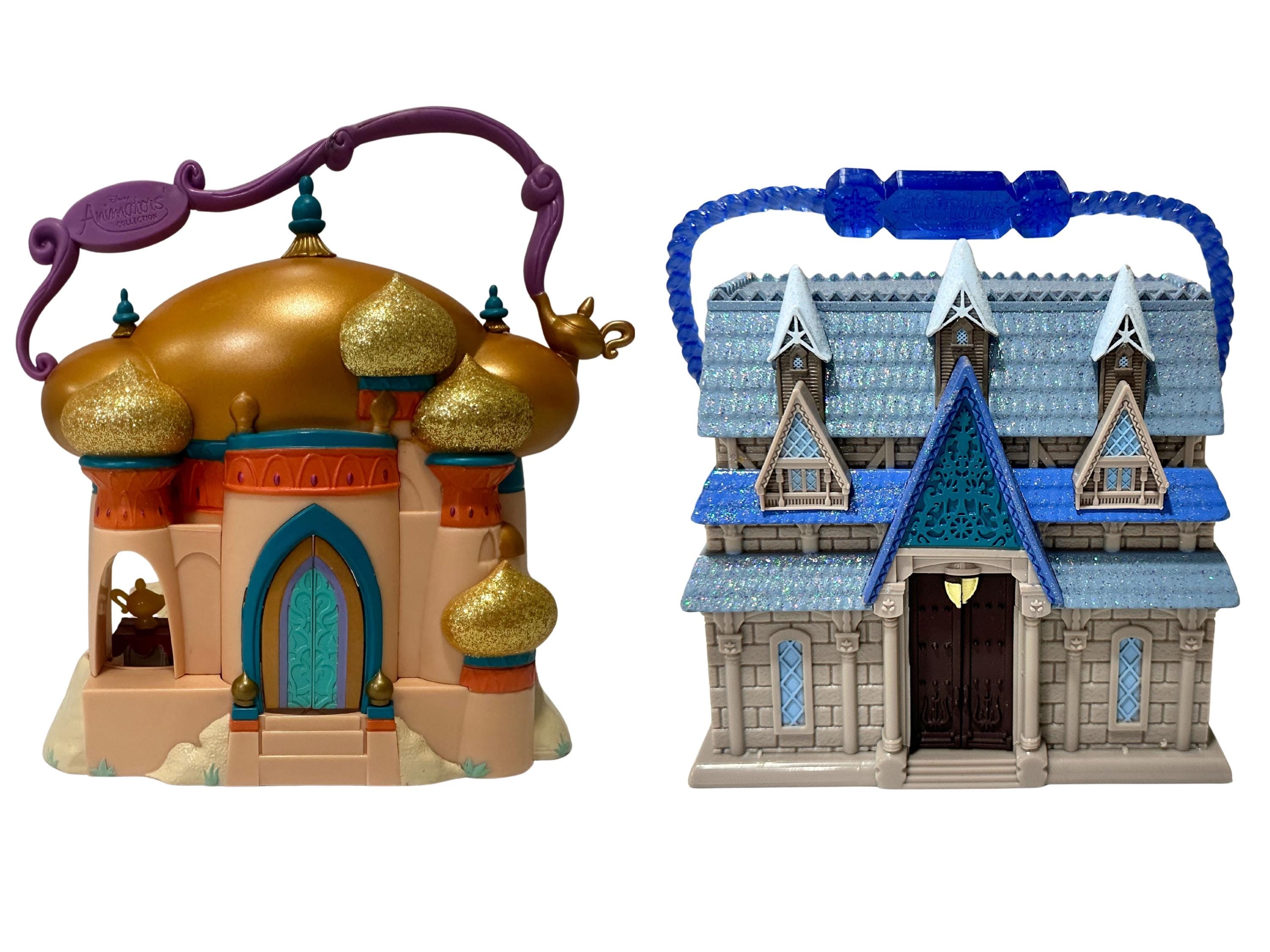 Disney animators collection castle playset – frozen arendelle & aladdin agrabah palace – choose your castle – structure only dollhouse