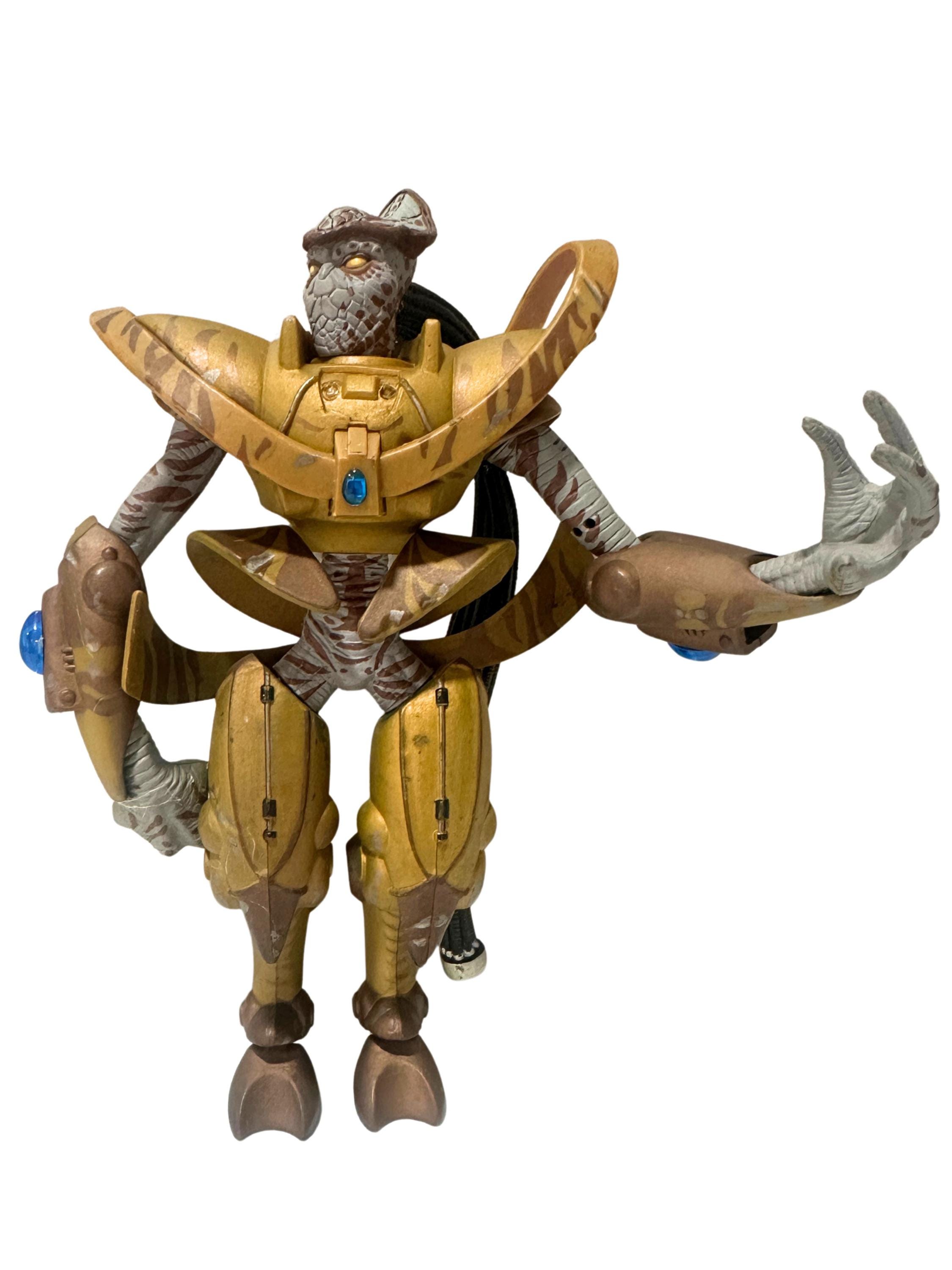 Vintage 1998 starcraft action figure – blizzard entertainment – large sci-fi alien warrior toy – retro pc gaming collectible