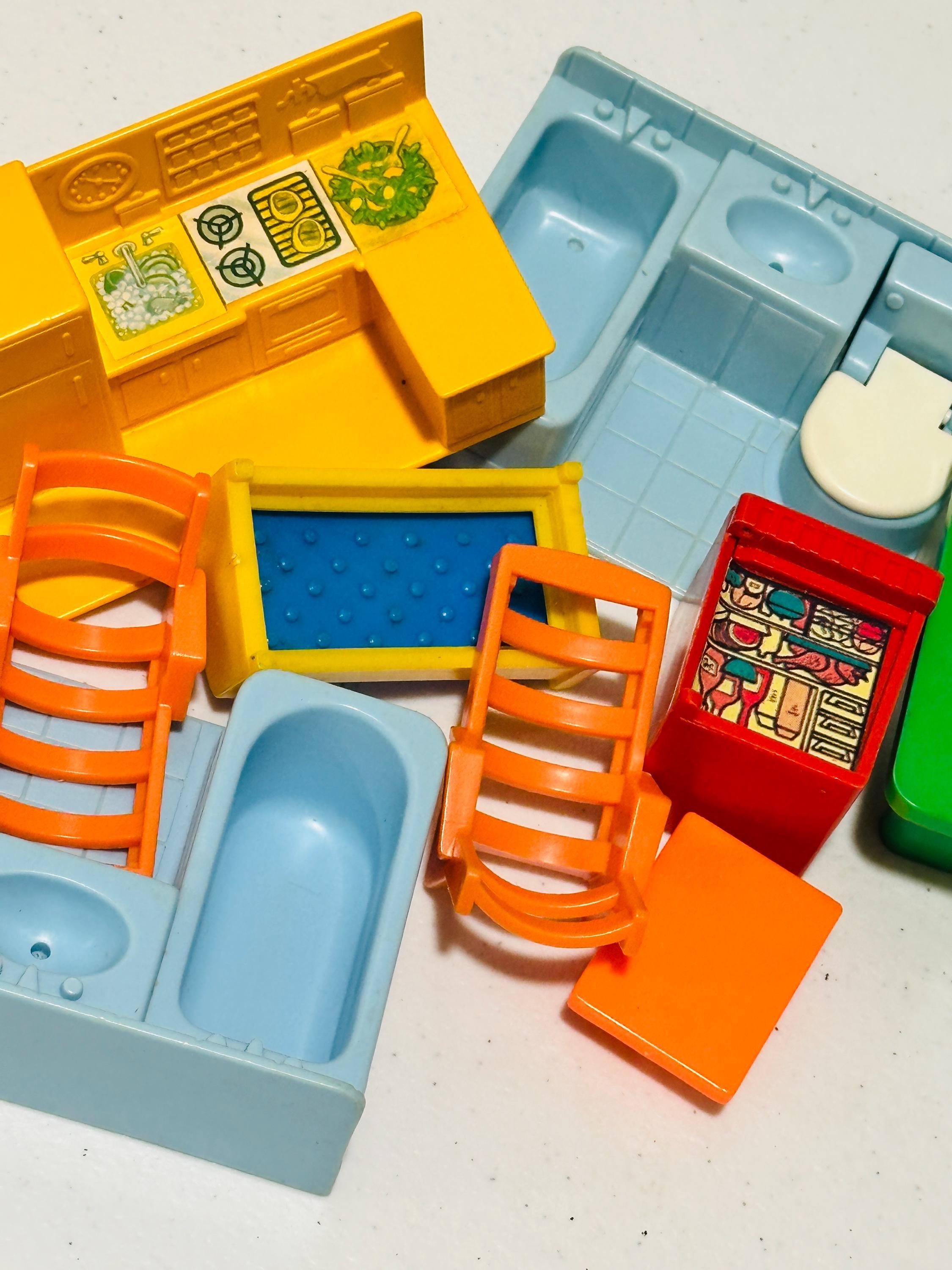 Vintage fisher-price dollhouse furniture | 1970s-80s replacement parts