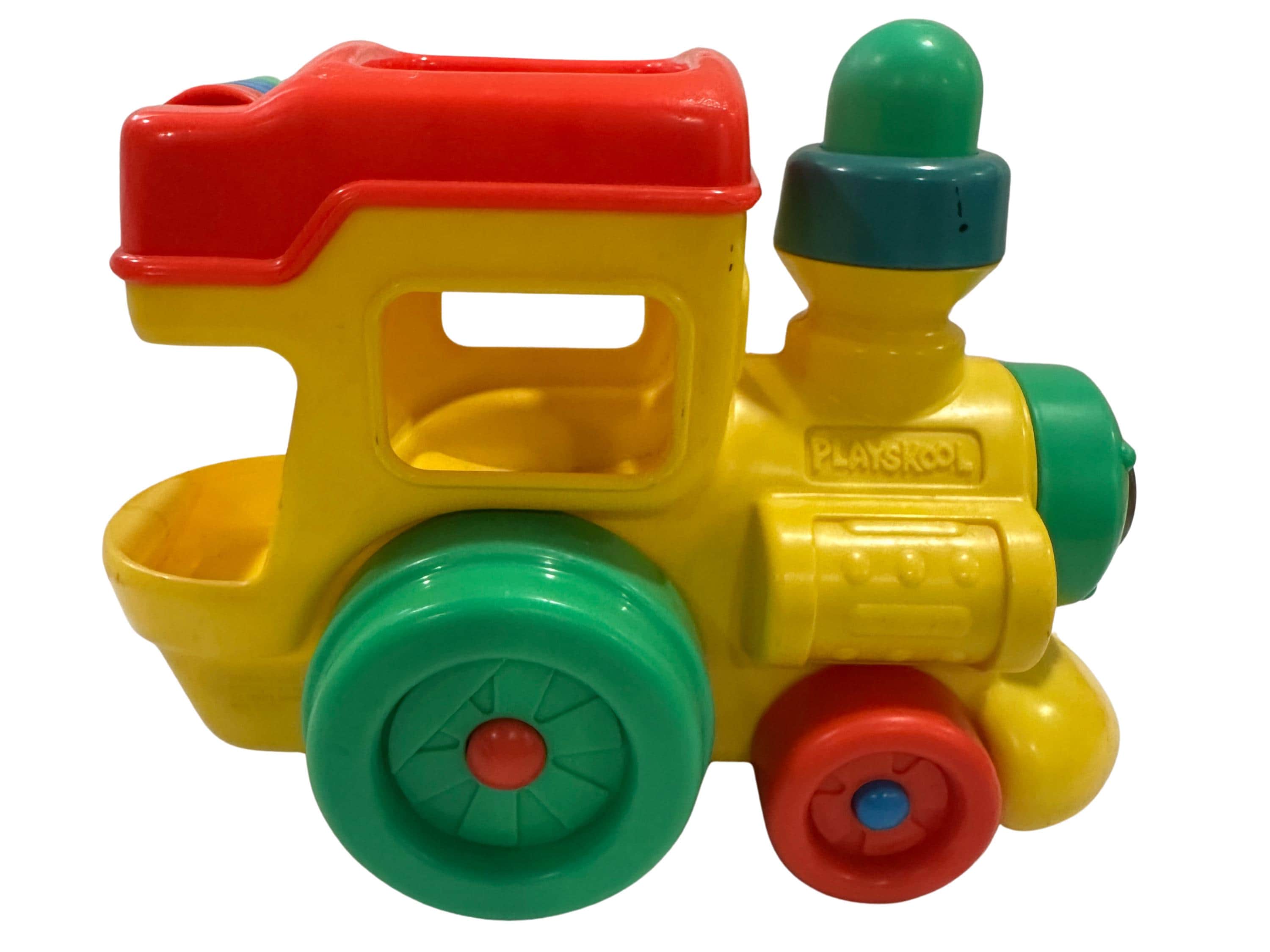 Vintage 1989 playskool choo-choo train – retro toy, made in usa