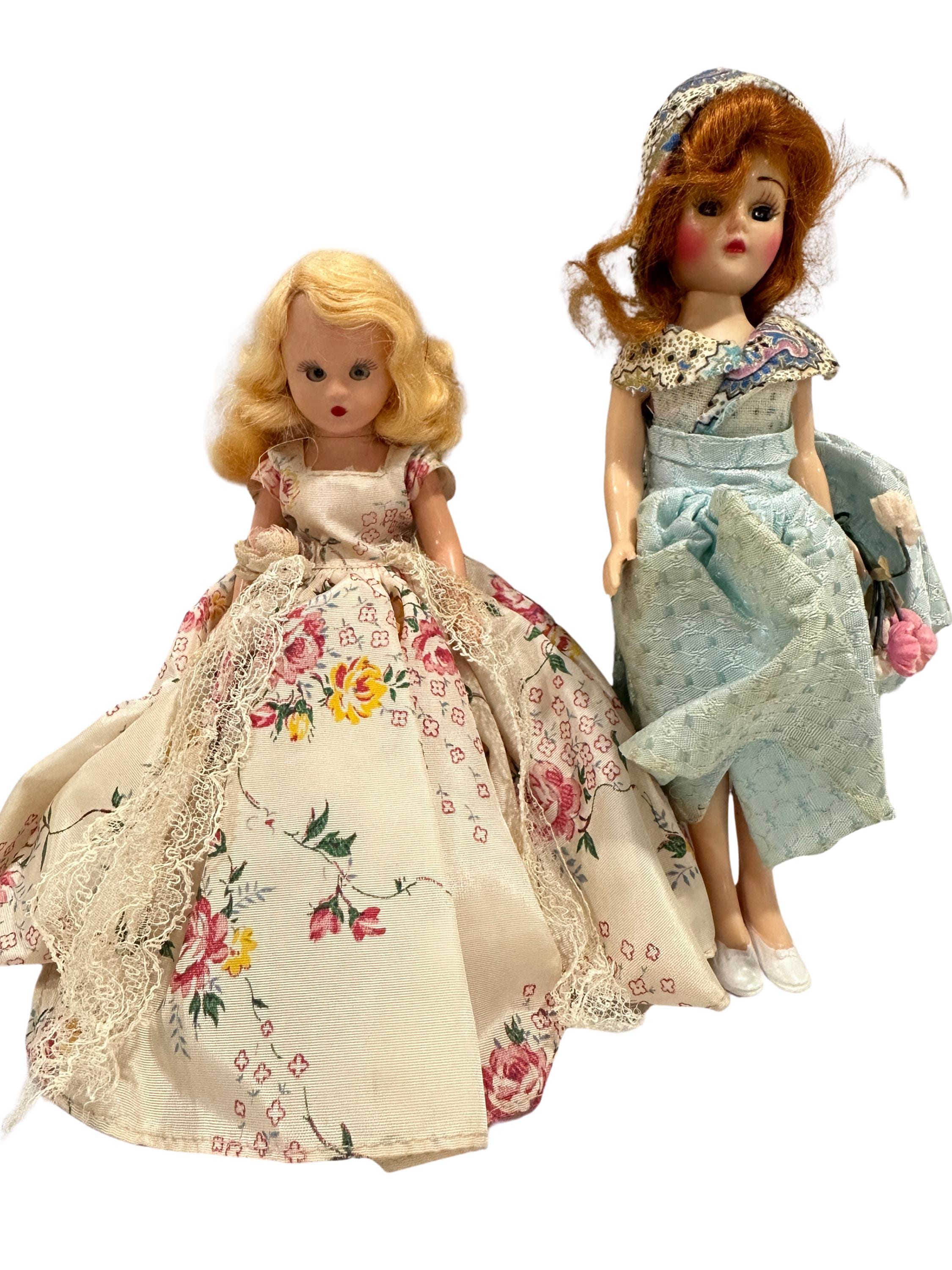 Vintage nancy ann storybook doll & fashion doll pair - collectible display