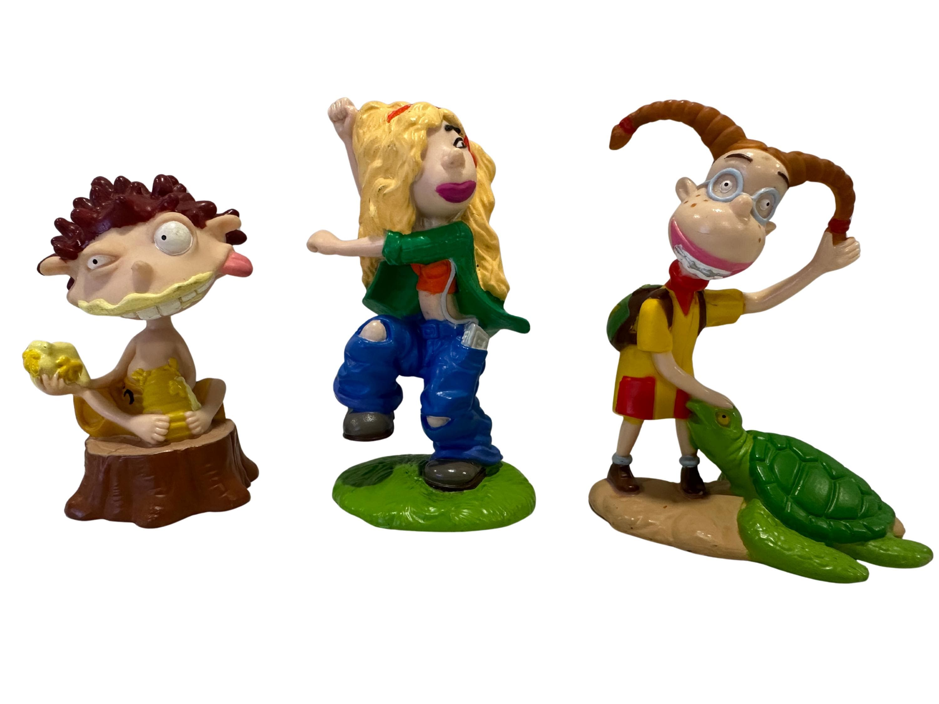 Wild thornberrys figures lot (1999 viacom) | eliza donnie darwin | nickelodeon nicktoons | 90s cartoon collectibles