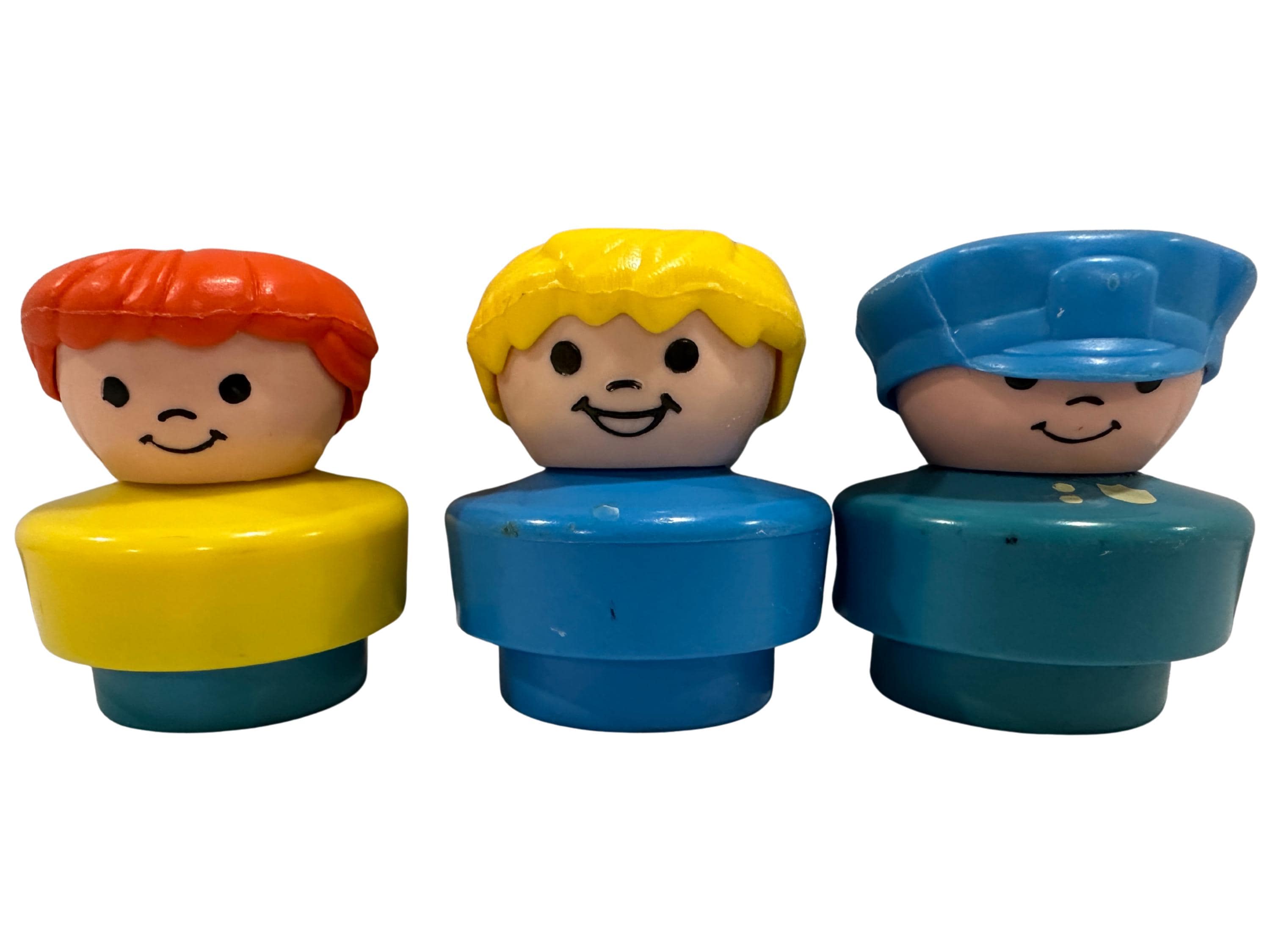 Vintage 1990 fisher price little people figures | lot of 3
