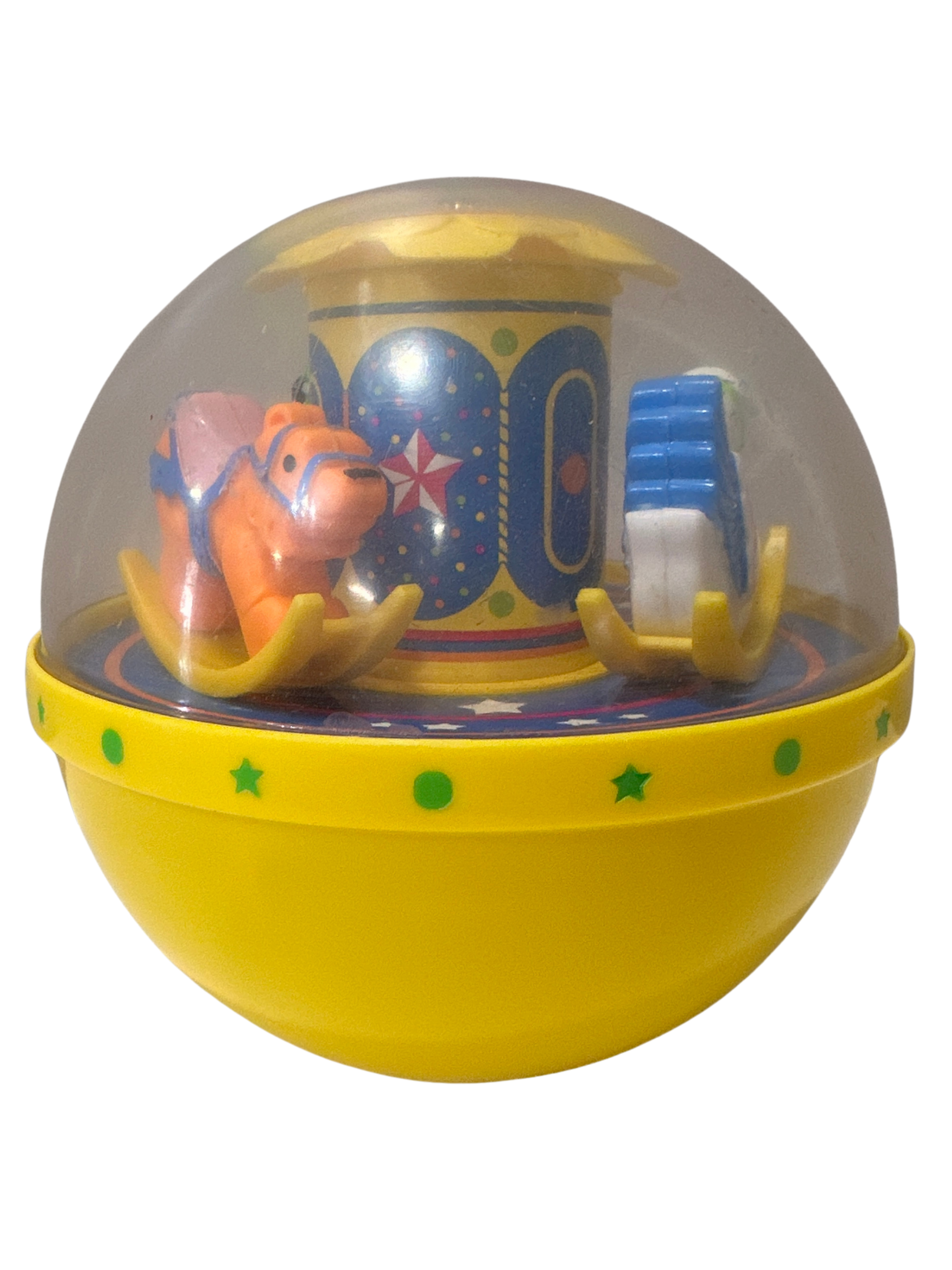 Vintage Fisher Price Roly Poly Toy Carousel Baby Wobble Toy Retro Infant 90s Toy