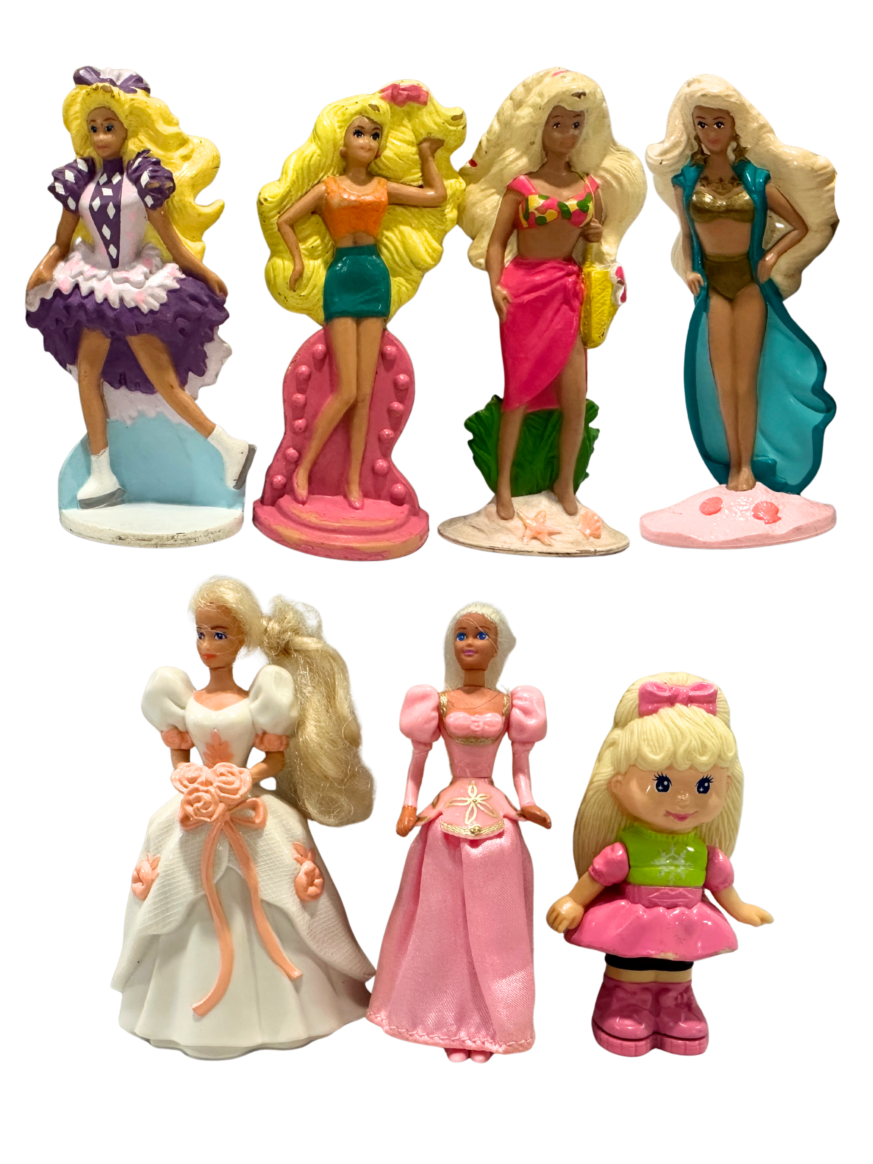 Vintage 1990s mcdonald’s barbie happy meal toys lot | 1990–1996 barbie figures | retro 90s barbie collectibles