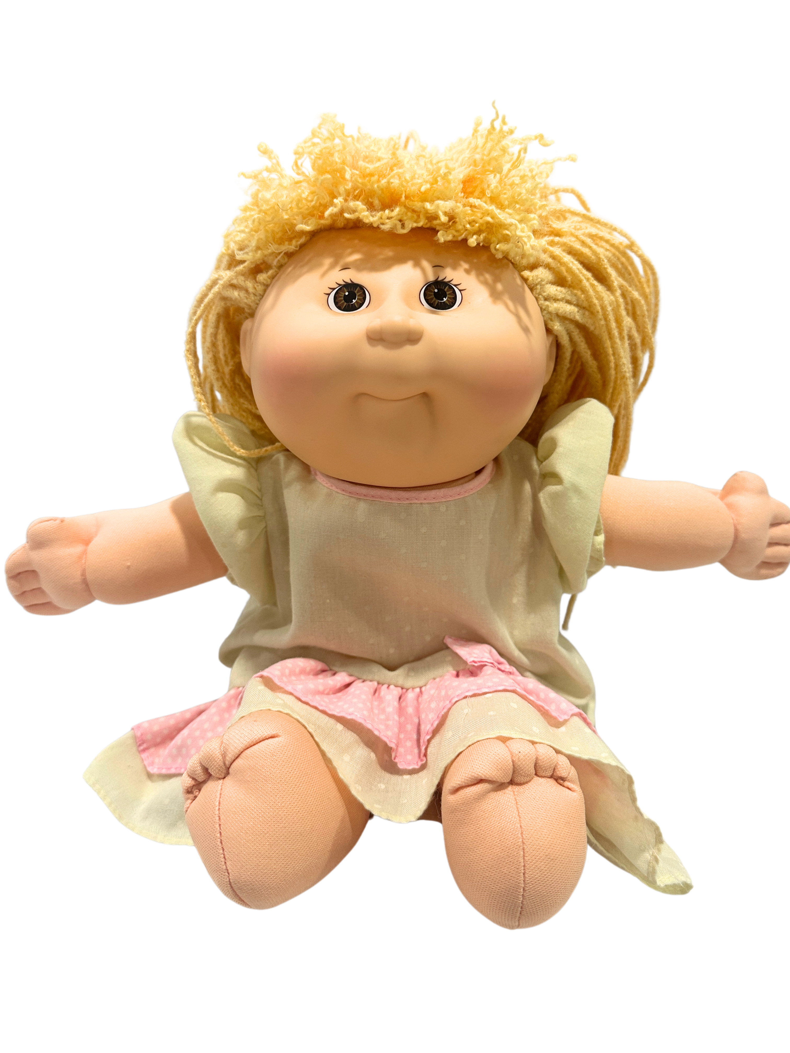 Vintage 1990 cabbage patch kids doll | hasbro | possible crimp & curl | original outfit | soft body