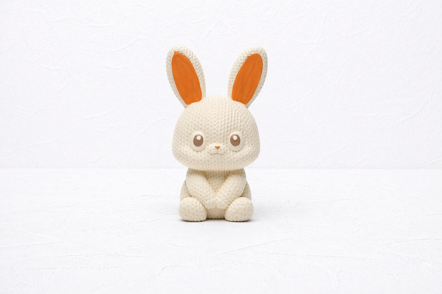 Stitched Pattern 3D Printed Bunny Figurine