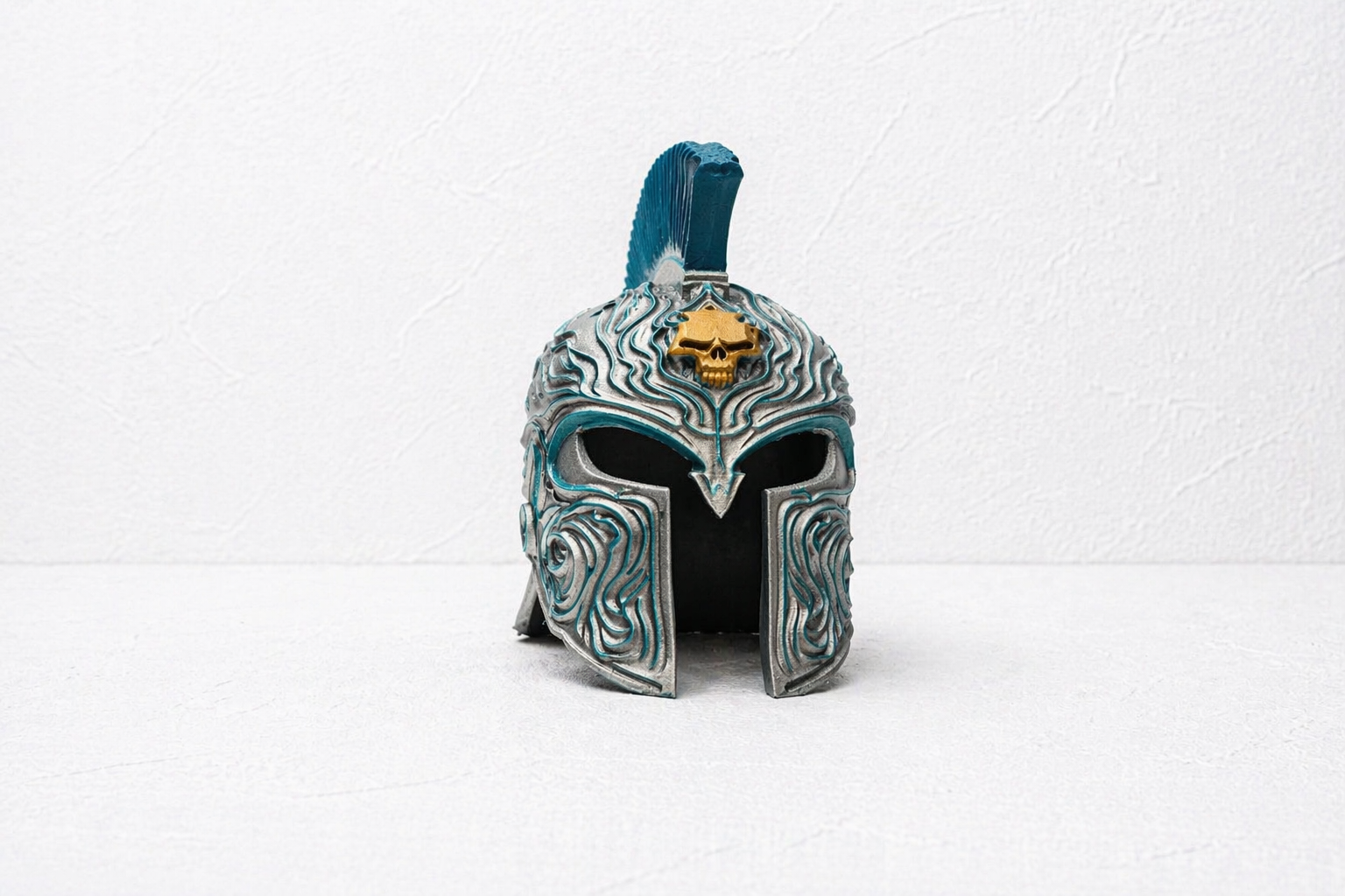 3D Printed Spartan Helmet – Detailed Handmade Display Piece