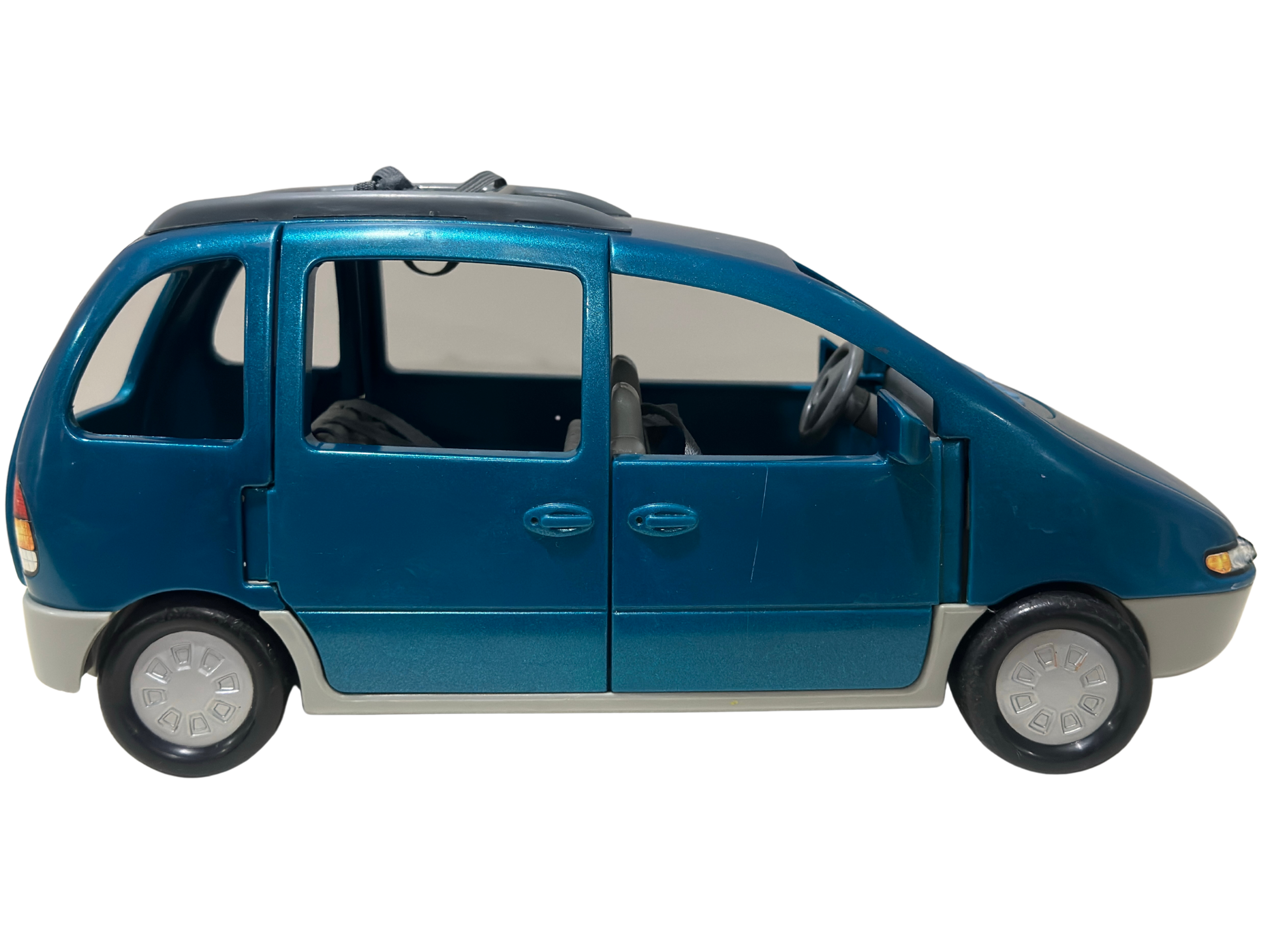 2000 Fisher Price Loving Family Van Teal Minivan Working Sound