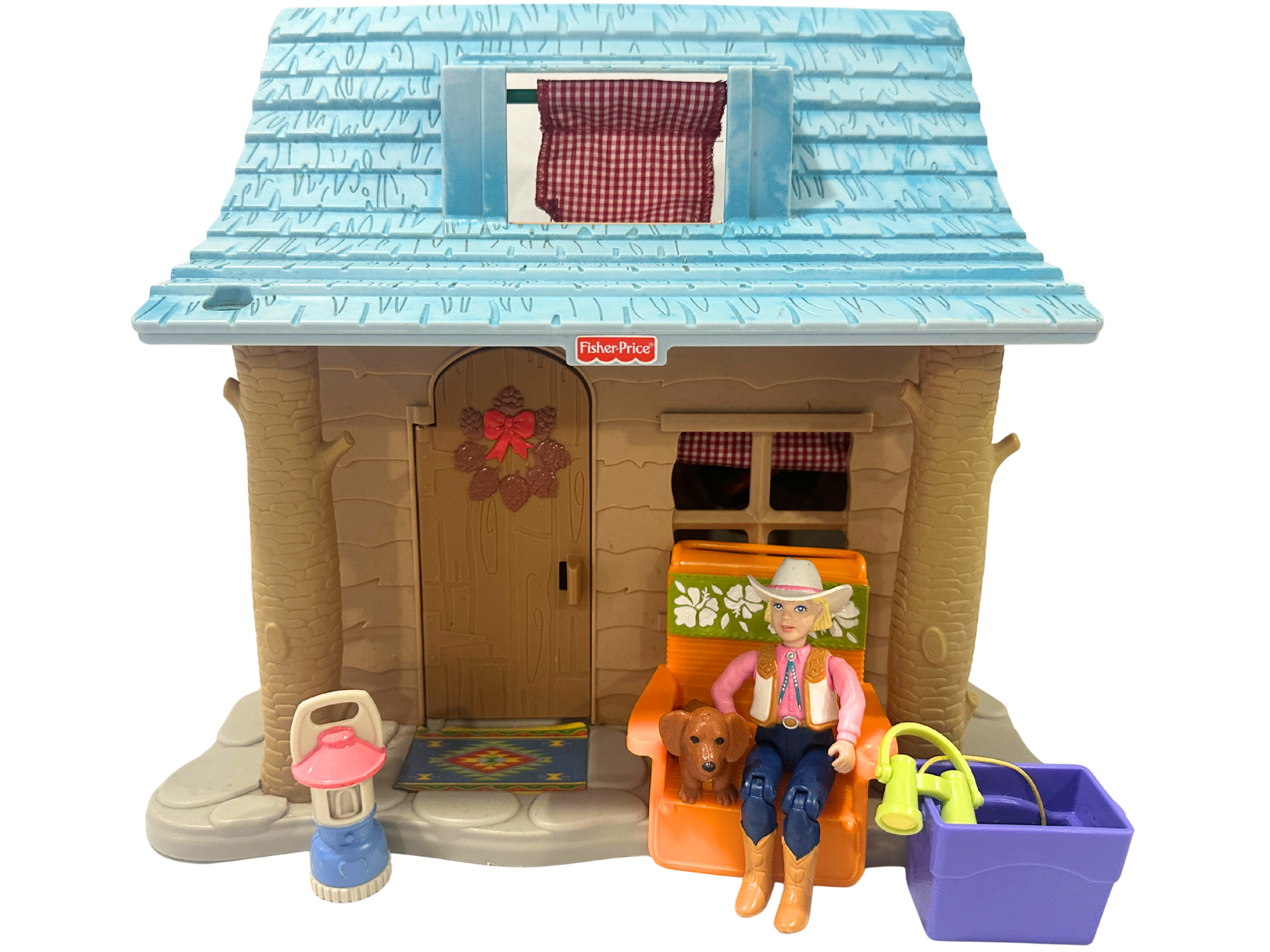 Fisher-price 2010 loving family cabin toys r us exclusive w/camping accessories
