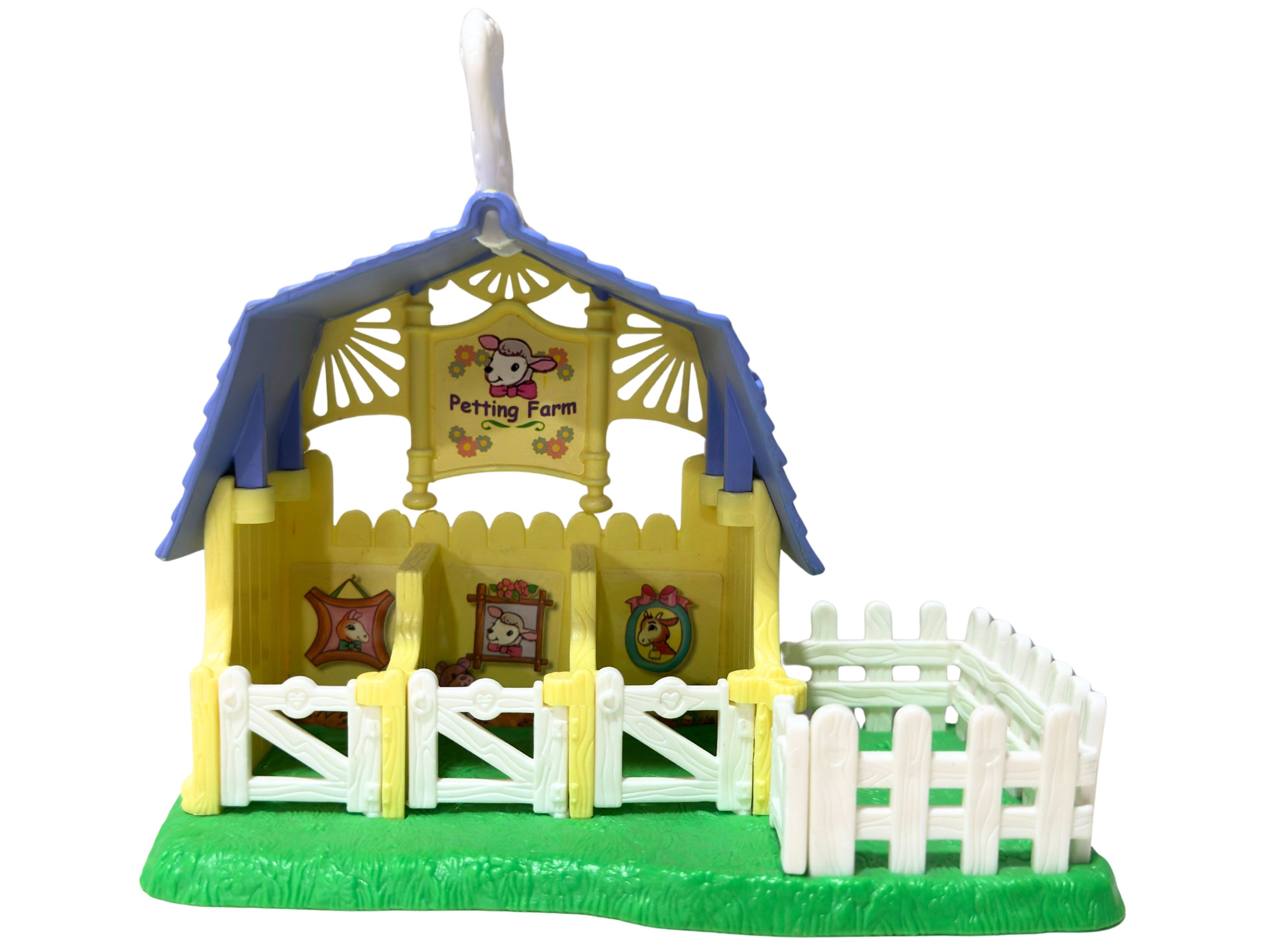 Vintage Sweet Streets Petting Zoo Barn Only | Replacement Playset Piece