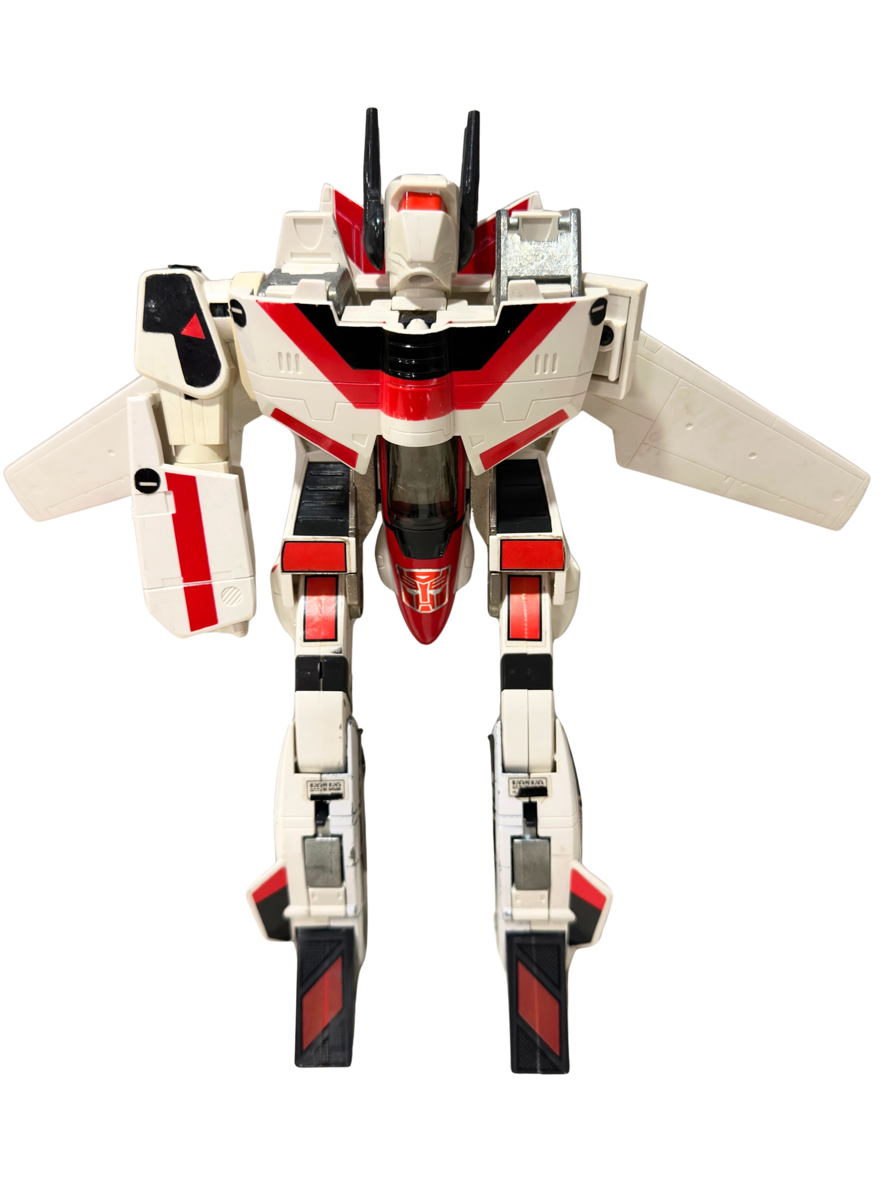 Vintage 1985 Transformers G1 Jetfire Figure Incomplete Missing Arm