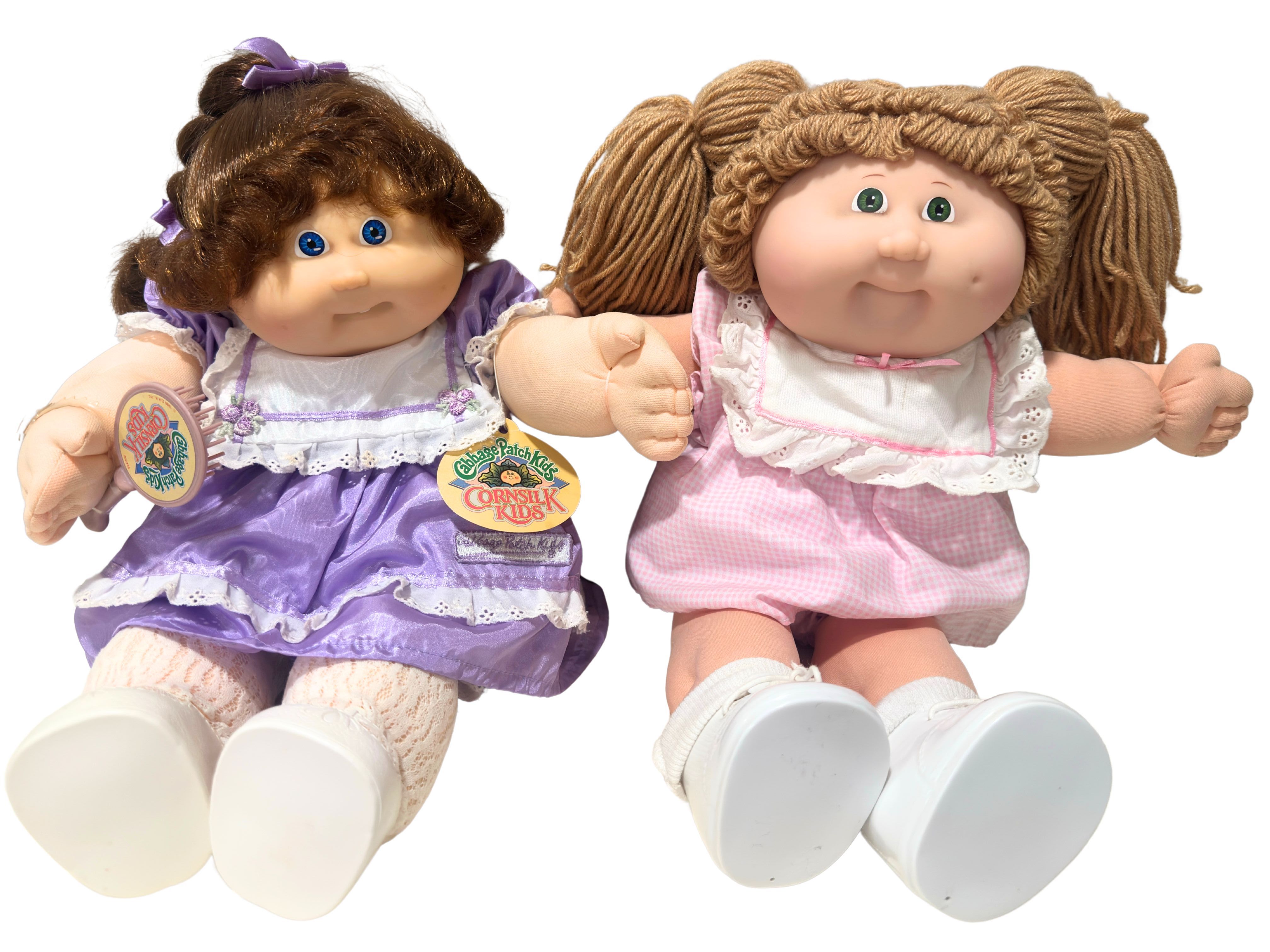 Choose Your Own Vintage Cabbage Patch Kid Doll 1980s Cornsilk Girl & 1998 15th Anniversary Special Edition Original Clothes