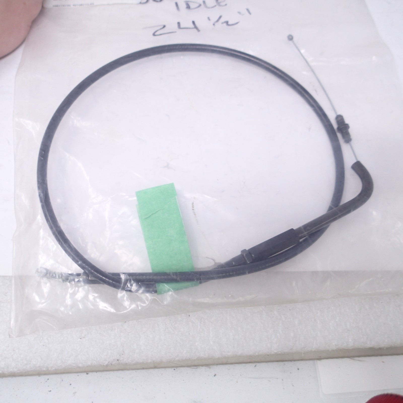 0651-0248 96-UP 24.5" BLACK IDLE CABLE for Custom Handlebars 43426-2B