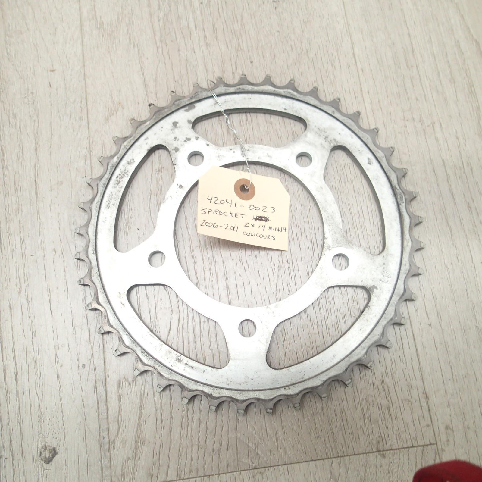 2008 KAWASAKI NINJA ZX14 REAR WHEEL DRIVE SPROCKET 42041-0023